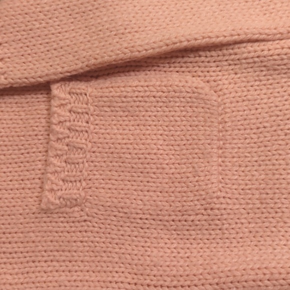 Cozy Pink mock Neck Sweater with Chunky Knit and Relaxed Fit sz M - Picture 4 of 10